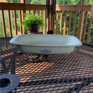 Corning Ware Roaster P21 Corn Flower